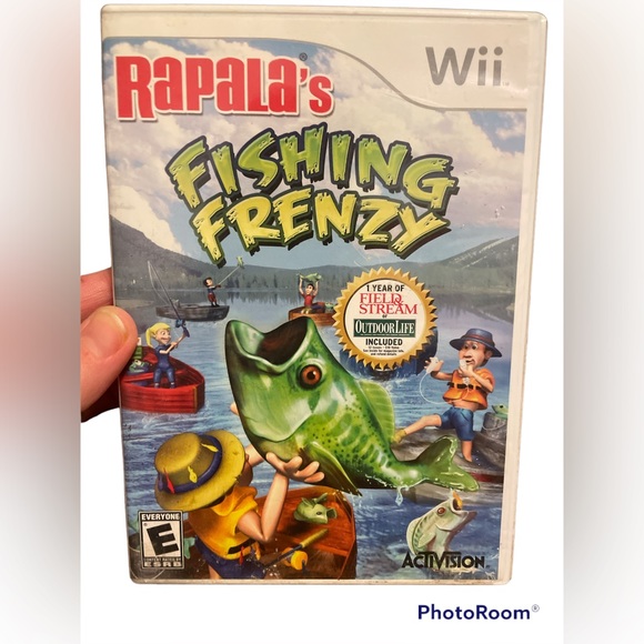 Nintendo Wii 2009 Rapala Fishing Frenzy Game Pre-Owned Condition.Easter/Stocking - Picture 2 of 4